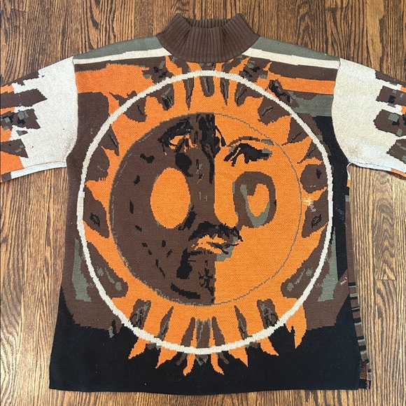 Vintage 90s GSL Knit Wool Maximalist Sweater - Picture 6 of 16